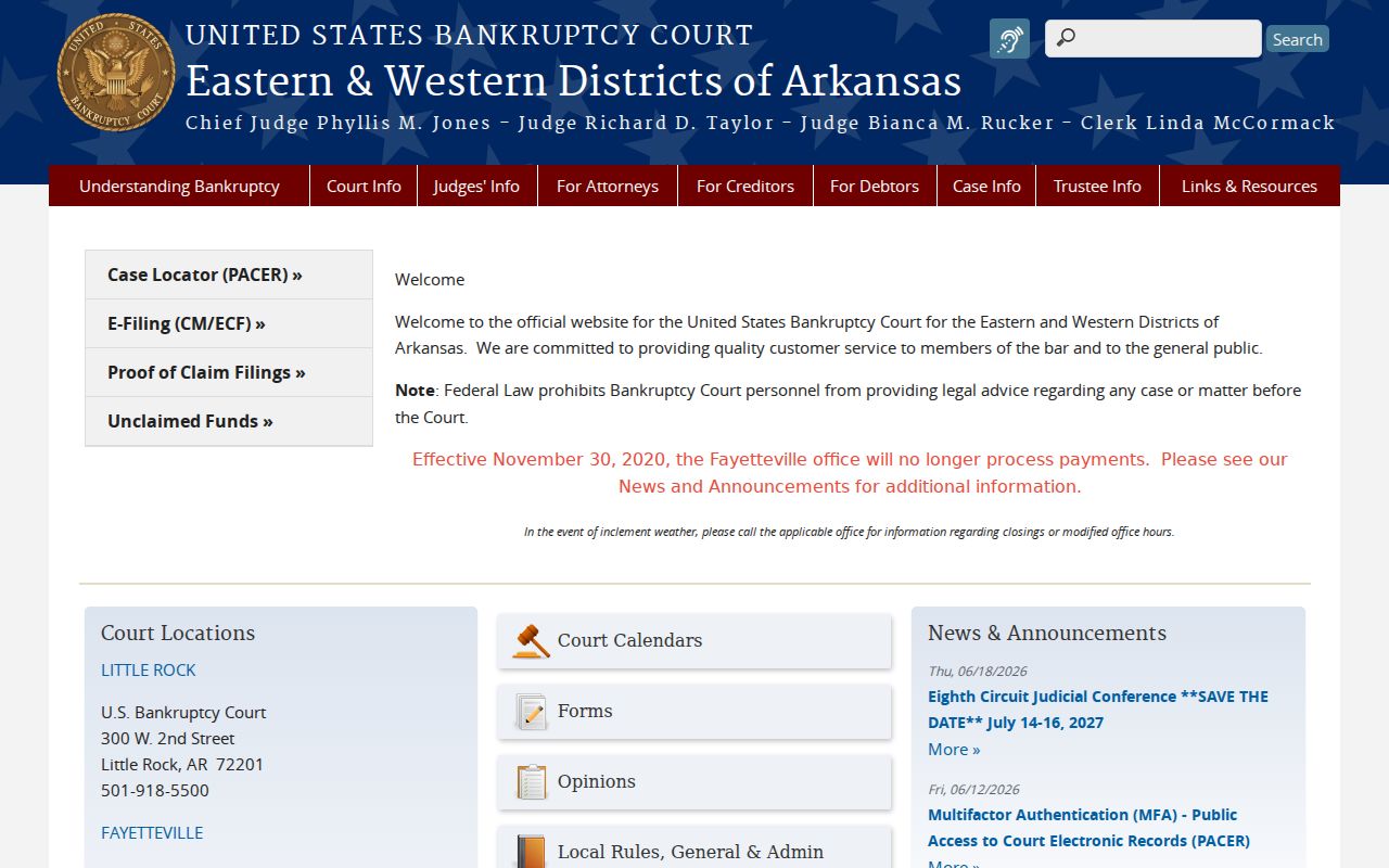 Federal bankruptcy court source distinct from a Mansfield court docket